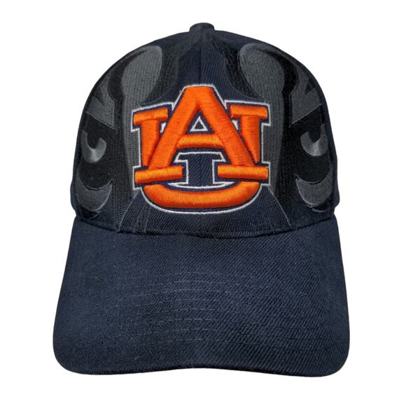 Zephyr Auburn University Tigers Fitted Hat Blue Size L/XL Embroidered Logo - Picture 1 of 9